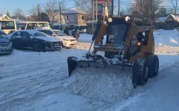 Снегопад сделал паузу, а коммунальные службы Красногорска — нет