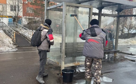 По поручению Главы городского округа Красногорск Дмитрия Владимировича Волкова в муниципалитете проводятся работы по приведению в порядок остановочных пунктов