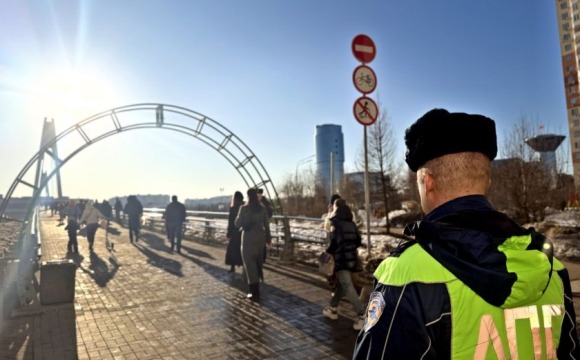 В Красногорске провели рейд по безопасности на пешеходном мосту в Павшинской пойме