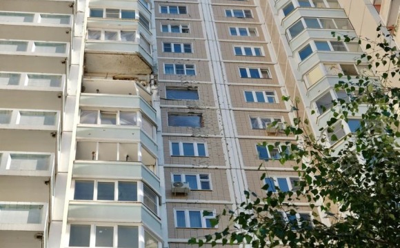 В Красногорске продолжается устранение последствий взрыва БПЛА