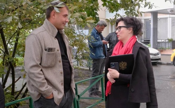 В Путилково продолжается восстановление дома на Сходненской, 33