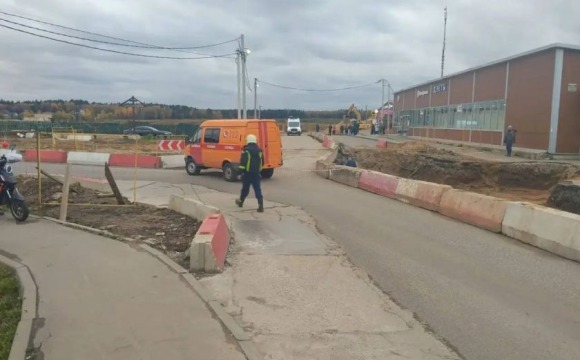 Работы по ремонту поврежденного газопровода продолжаются в Красногорске