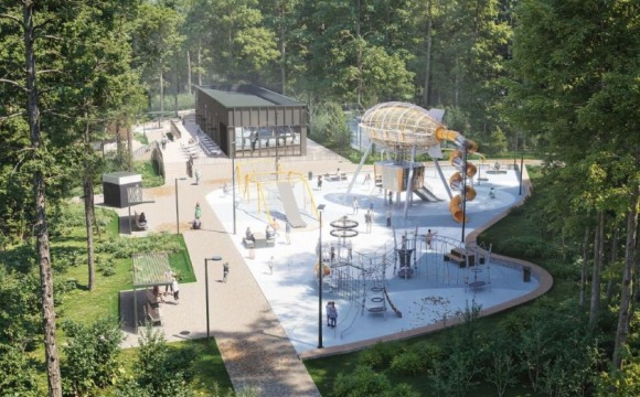 Лыжная трасса и площадка для падел-тенниса появятся в лесопарке в Красногорске