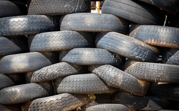 За десять дней акции «Мегабак» собрал 300 куб. метров старых шин