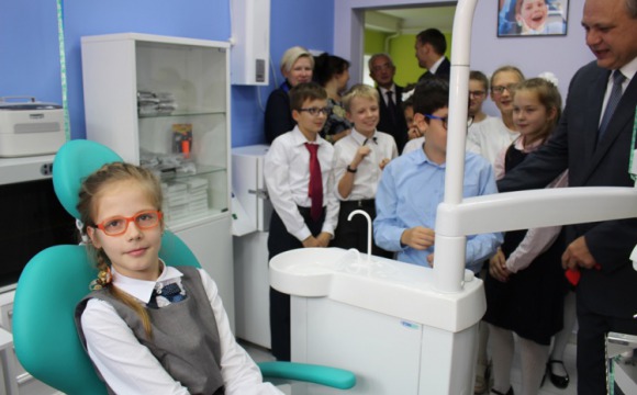 Стоматологические кабинеты открылись в нахабинских школах
