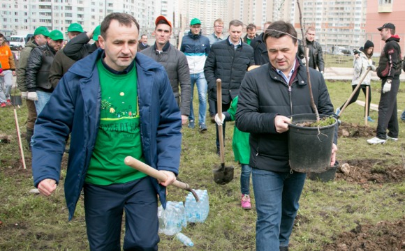 Красногорск стал главной площадкой областного субботника