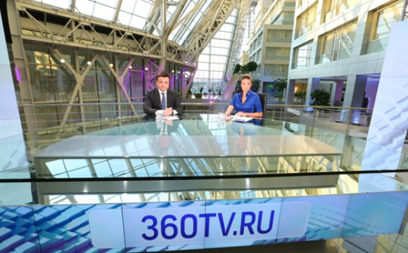 Губернатор подвел итоги июля в прямом эфире телеканала «360°»