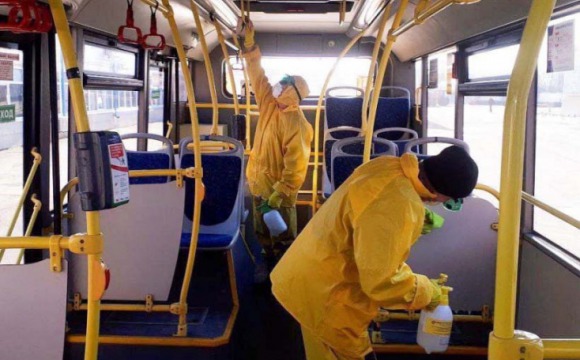 Более 205,8 тысяч литров антисептика израсходовано на дезинфекцию общественного транспорта Подмосковья с начала октября