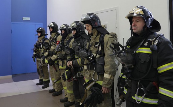 Соревнования по скоростному подъему прошли среди подразделений Красногорского пожарно-спасательного гарнизона