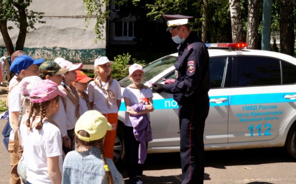 Красногорским школьникам напомнили правила дорожного движения