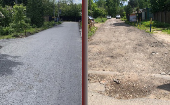 7 километров дорог отремонтировали в Красногорске