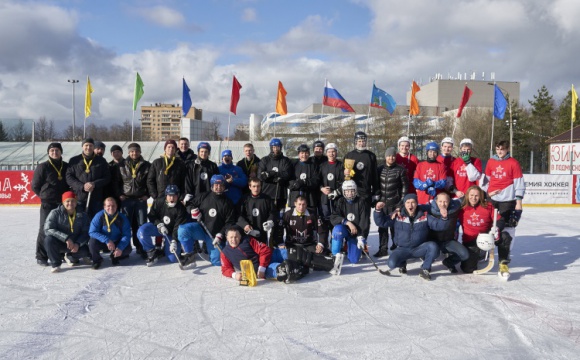 Турниры по хоккею прошли в Красногорске в последний день фестиваля «Сырная гонка»