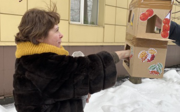 Акция «Покорми птиц зимой» прошла 10 февраля  в Центральном государственном архиве Московской области