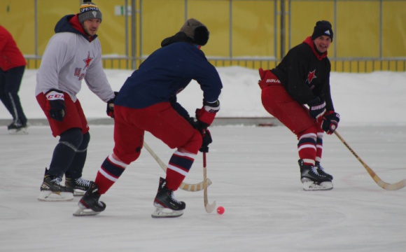 ПХК «ЦСКА» провел тренировку на льду стадиона «Зоркий»