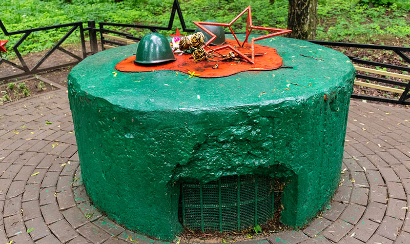 ДОТ (долговременная огневая точка) на улице Советская