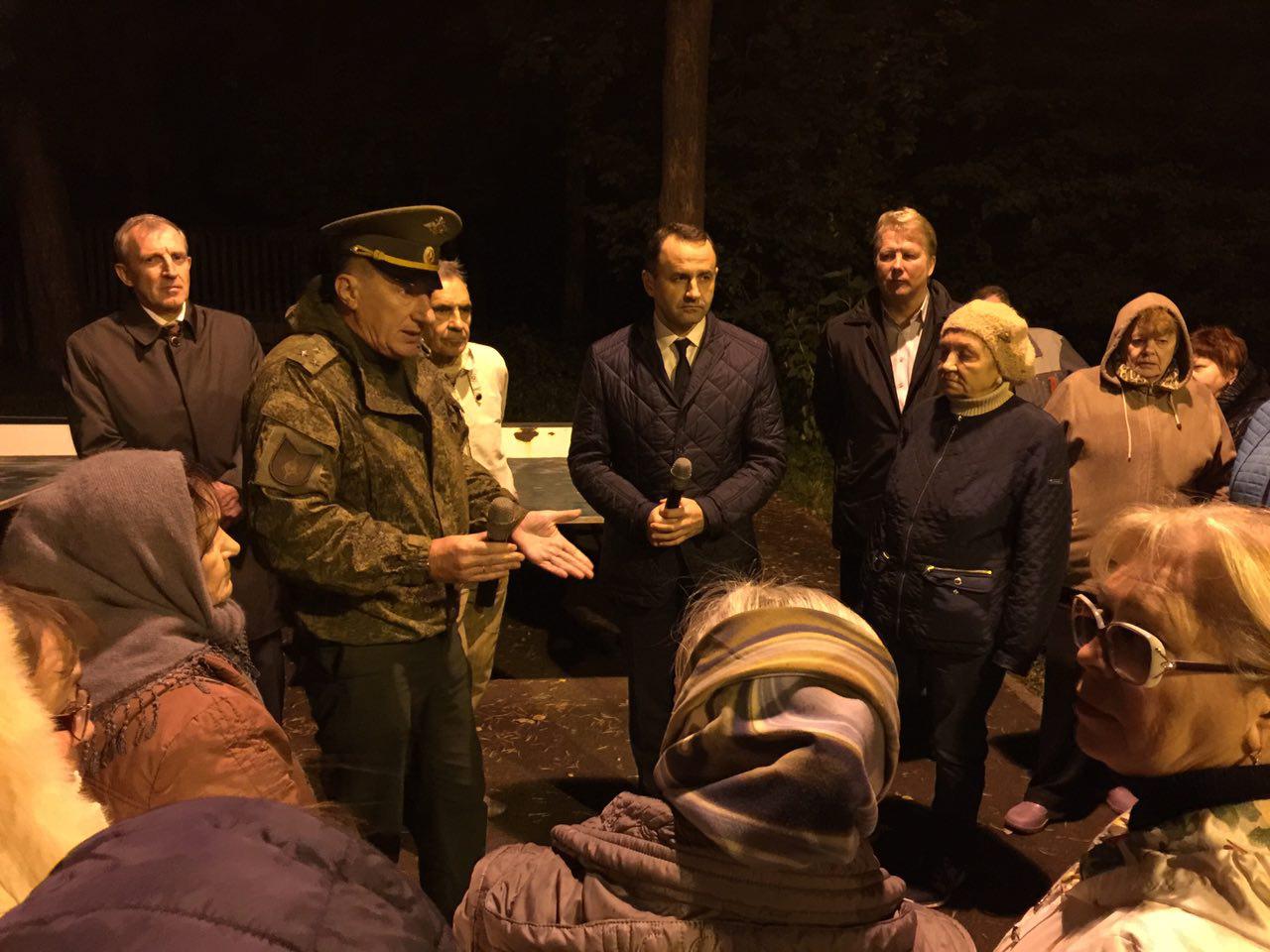 Глава Красногорского района провел встречу с жителями военного городка Инженерный-1