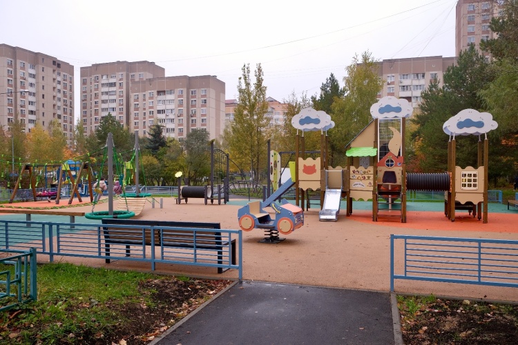 В Нахабино появилась новая детская игровая зона