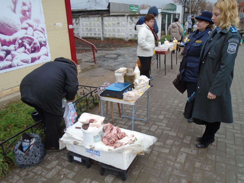 Очередные проверки рынков прошли в Озёрах