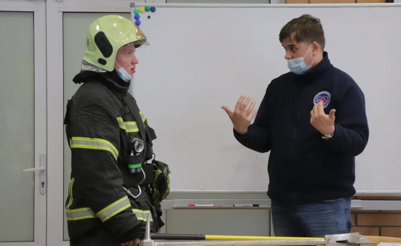 Красногорским волонтерам рассказали о правилах пожарной безопасности