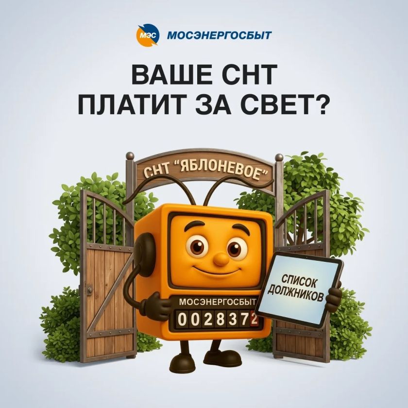 Как проверить задолженность СНТ за электроэнергию