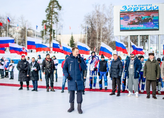 Глава Красногорска на церемонии открытия ледового шоу