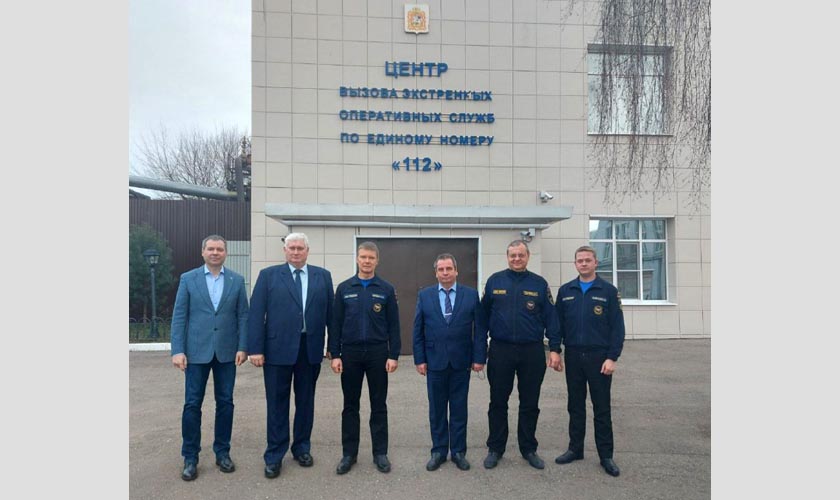 На этой неделе «Центр 112» с рабочим визитом посетила делегация МЧС России