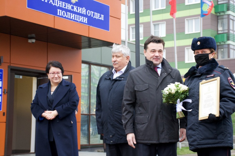 Губернатор открыл новое здание отдела полиции в Путилково