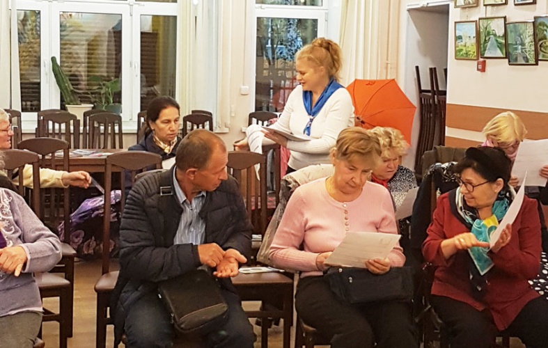 Встреча с пенсионерами в ТЦ социального обслуживания«ТУШИНО»
