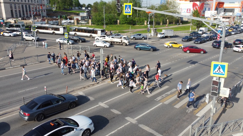 Надземный пешеходный переход построят в Красногорске над Волоколамским шоссе