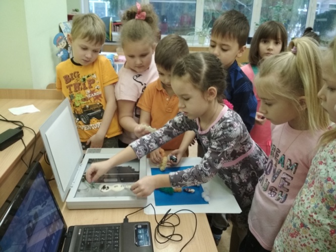 В красногорском детском саду прошла выставка сканографий
