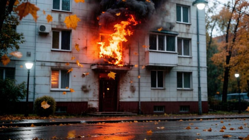 Пожары осенью: статистика Системы‑112 МО и главные причины возгораний