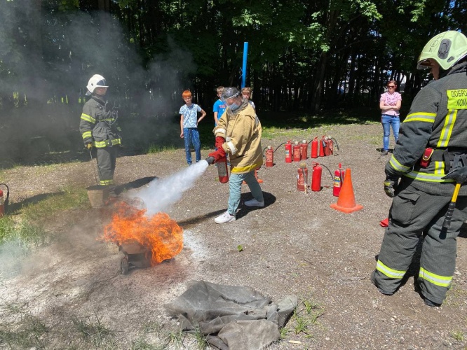 Тренинг по пожарной безопасности прошел в Красногорске