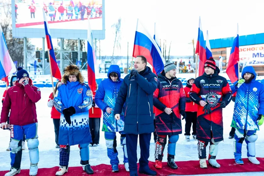 Глава городского округа Красногорск Дмитрий Владимирович Волков приветствовал участников и гостей спортивного праздника