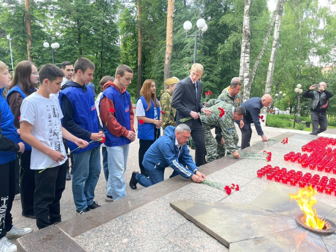 Патриотическая акция «Свеча памяти» прошла в Красногорске