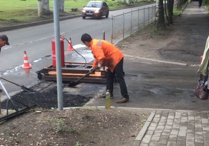 Ямочный ремонт в Красногорске: с начала июля на дорогах муниципалитета устранено 1470 ям