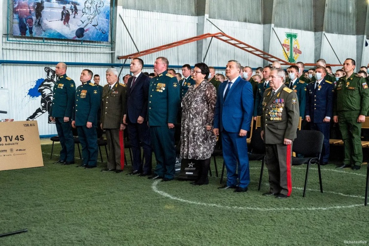 В Красногорске наградили военнослужащих, вернувшихся из Нагорного Карабаха