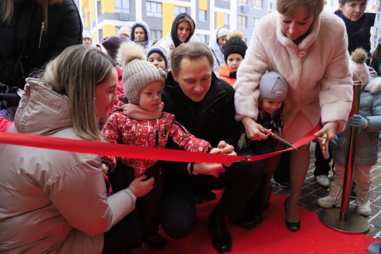 Дмитрий Волков открыл детский сад  в Глухово