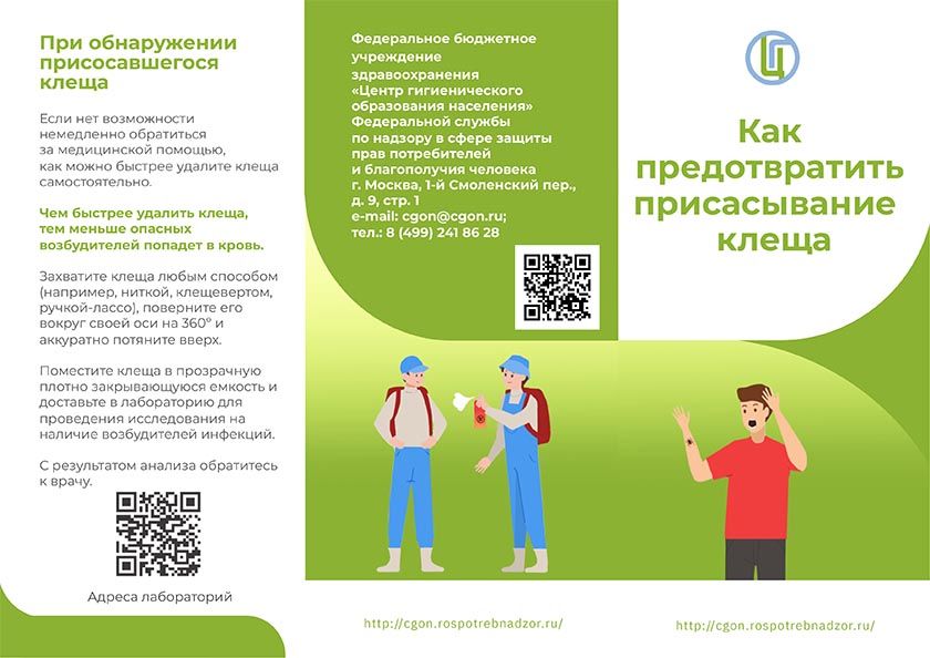 Как предотвратить присасывание клеща