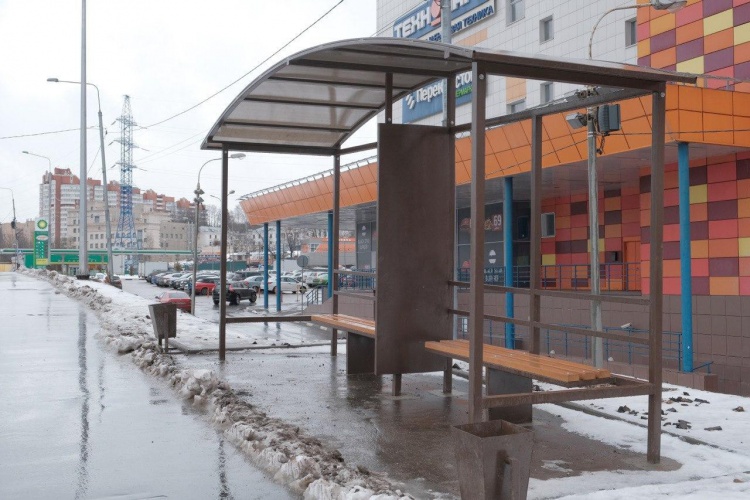 Новая автобусная остановка появилась в Красногорске