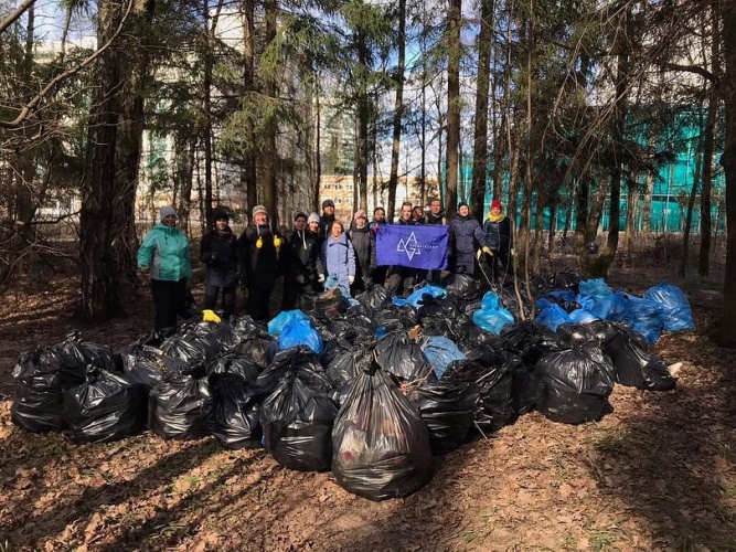 Добровольцы очистили от мусора Опалиховский лесопарк