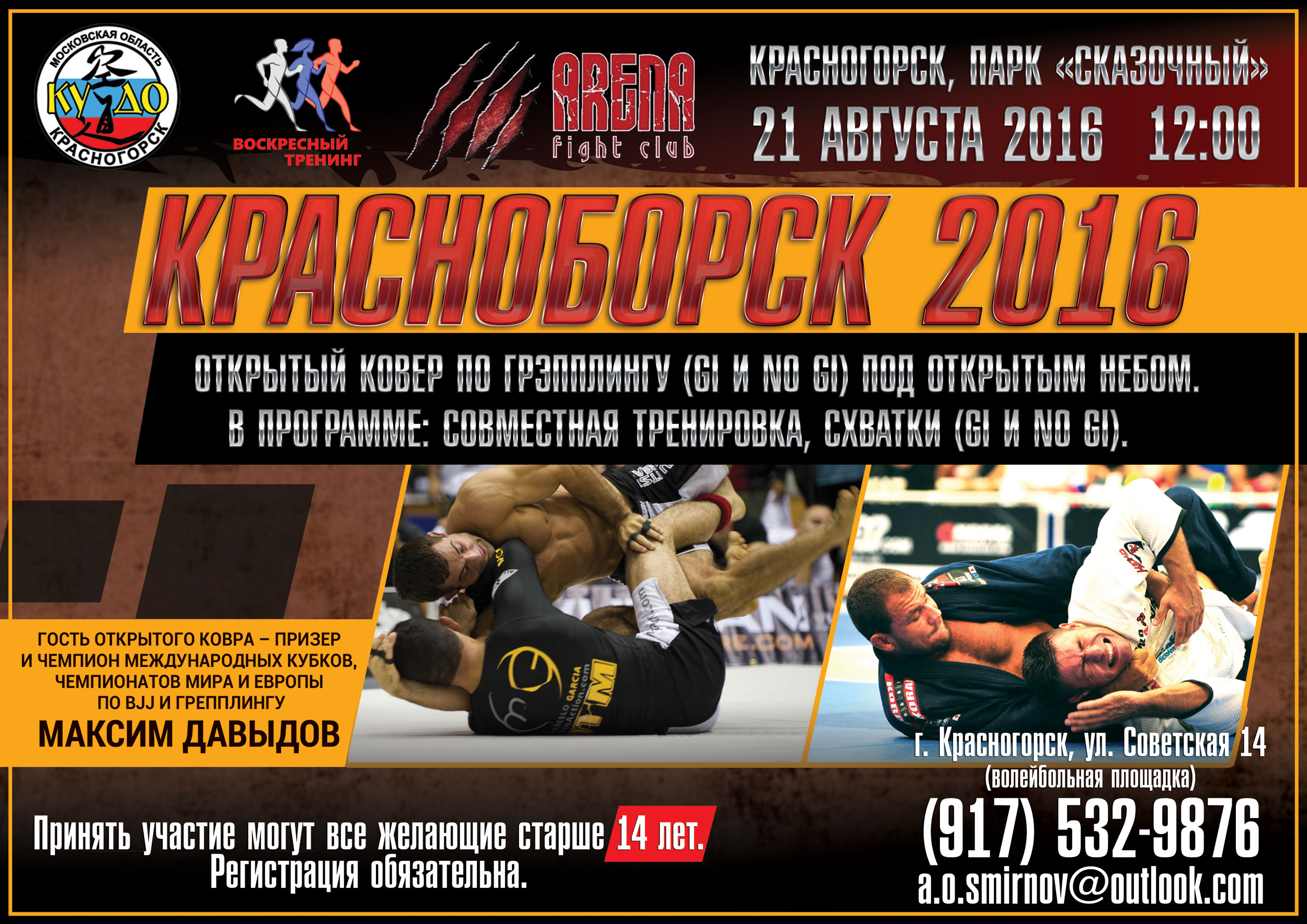 Открытые соревнования по борьбе - "КрасноБорск 2016" пройдут в Красногорске