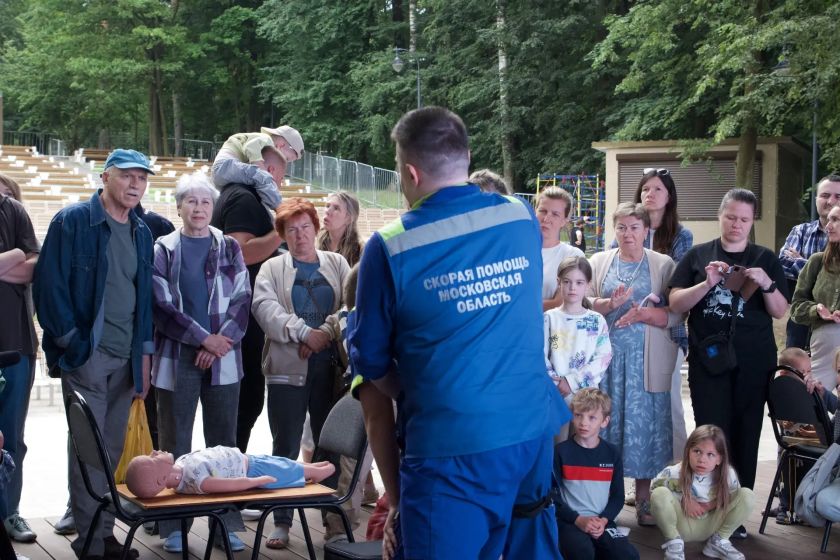Важные навыки для каждого: в Красногорске провели мастер‑класс по первой помощи
