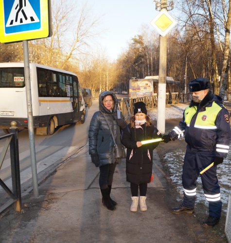 Красногорцам напомнили правила дорожного движения