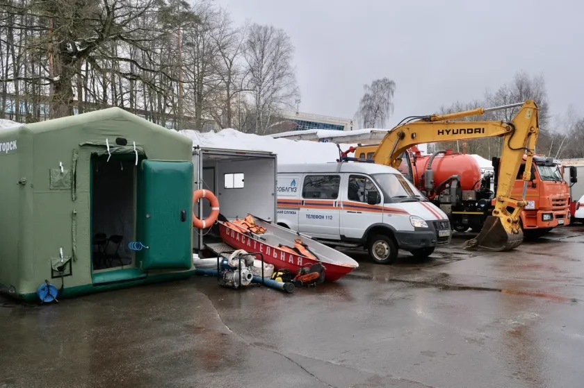 Красногорск готовится к паводкам: идёт проверка спецтехники