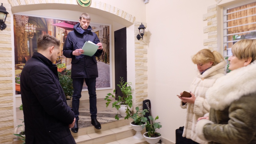 В Красногорске комиссия оценила ремонт подъезда, участвующего в областном конкурсе