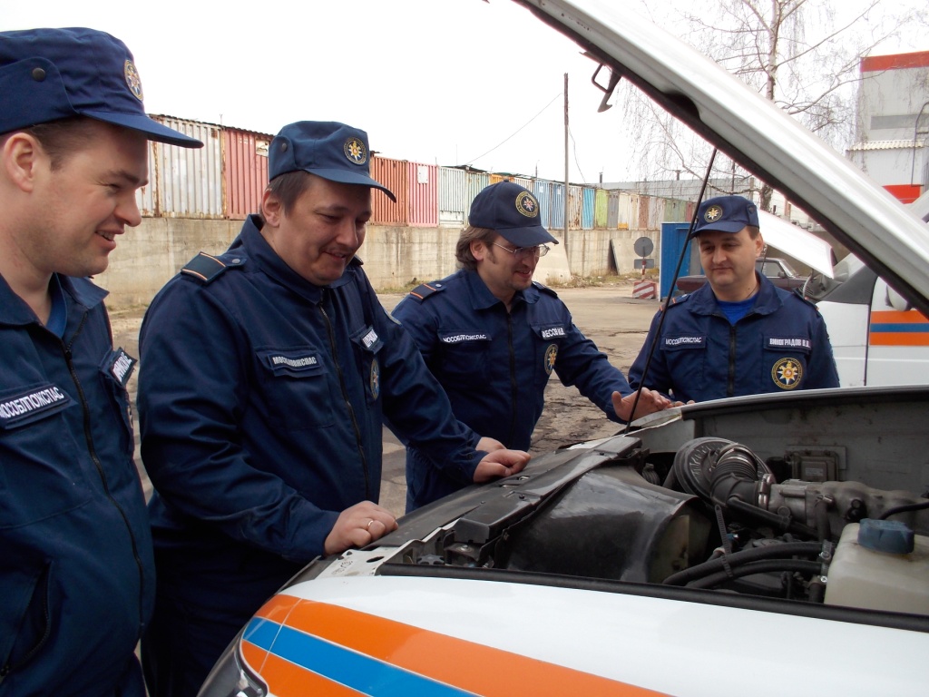 В Красногорске прошли сборы с водителями пожарной, спасательной и специальной техники