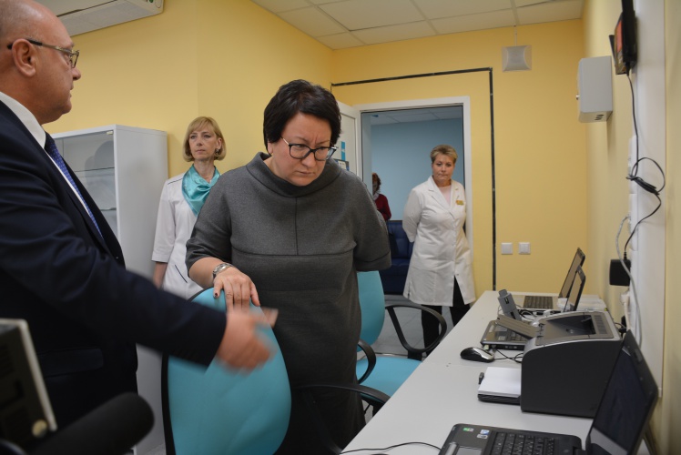 Глава Красногорска проверила работу «Центра здоровья» в Павшинской пойме