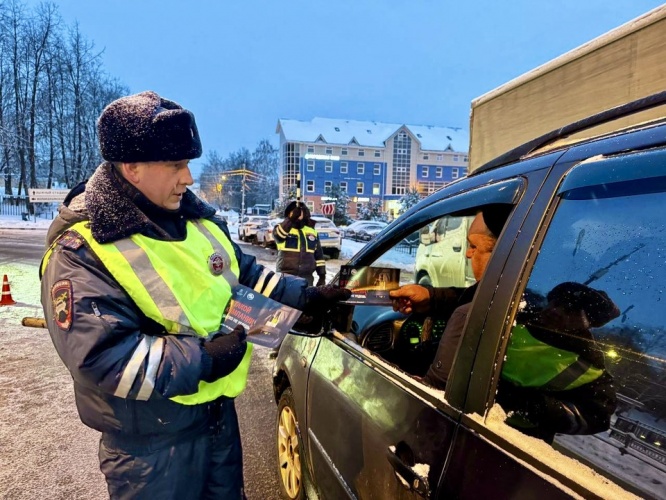 В Московской области сотрудники Госавтоинспекции провели акцию «За рулем - не крепче чая!»