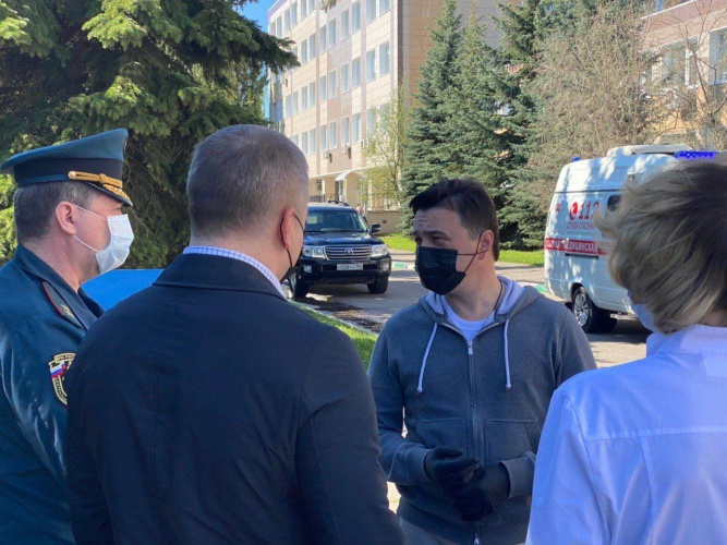 Губернатор Московской области с внеплановым визитом посетил Красногорск