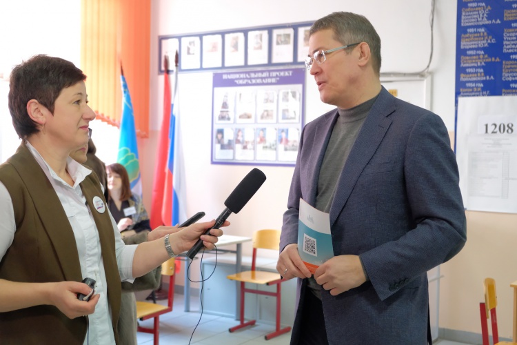 Радий Хабиров: «Красногорцы голосуют за будущее округа и страны»